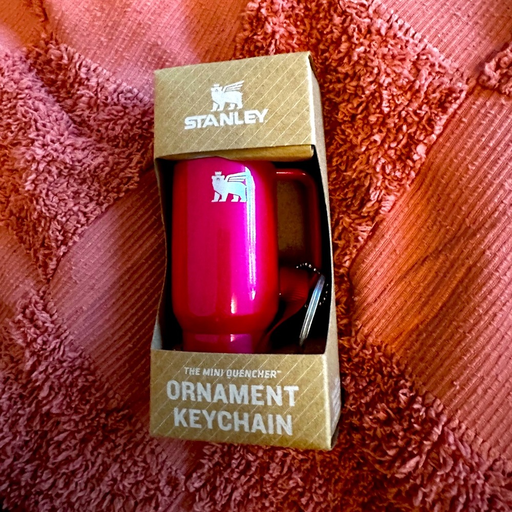 Stanley Red Mini Quencher Keychain Ornament